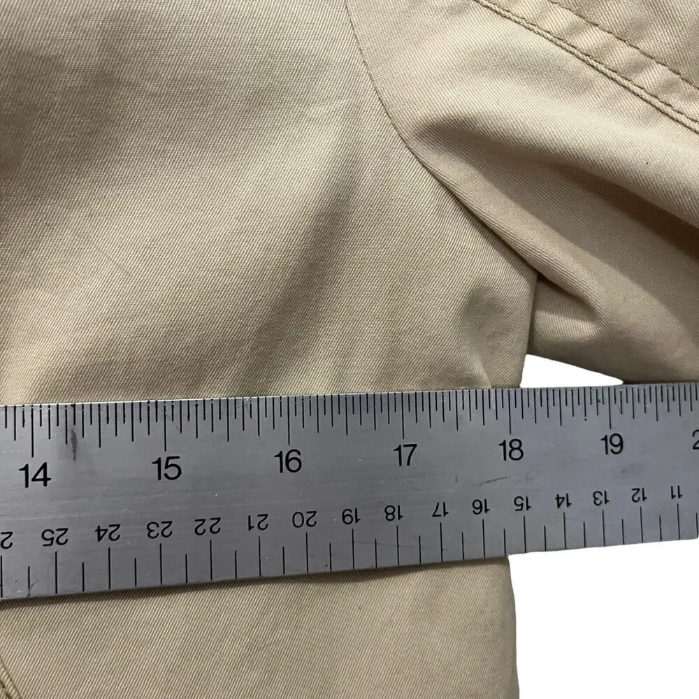Sundance Women's Casual Blazer Jacket Light Tan 3 Button Single Breasted Size 6